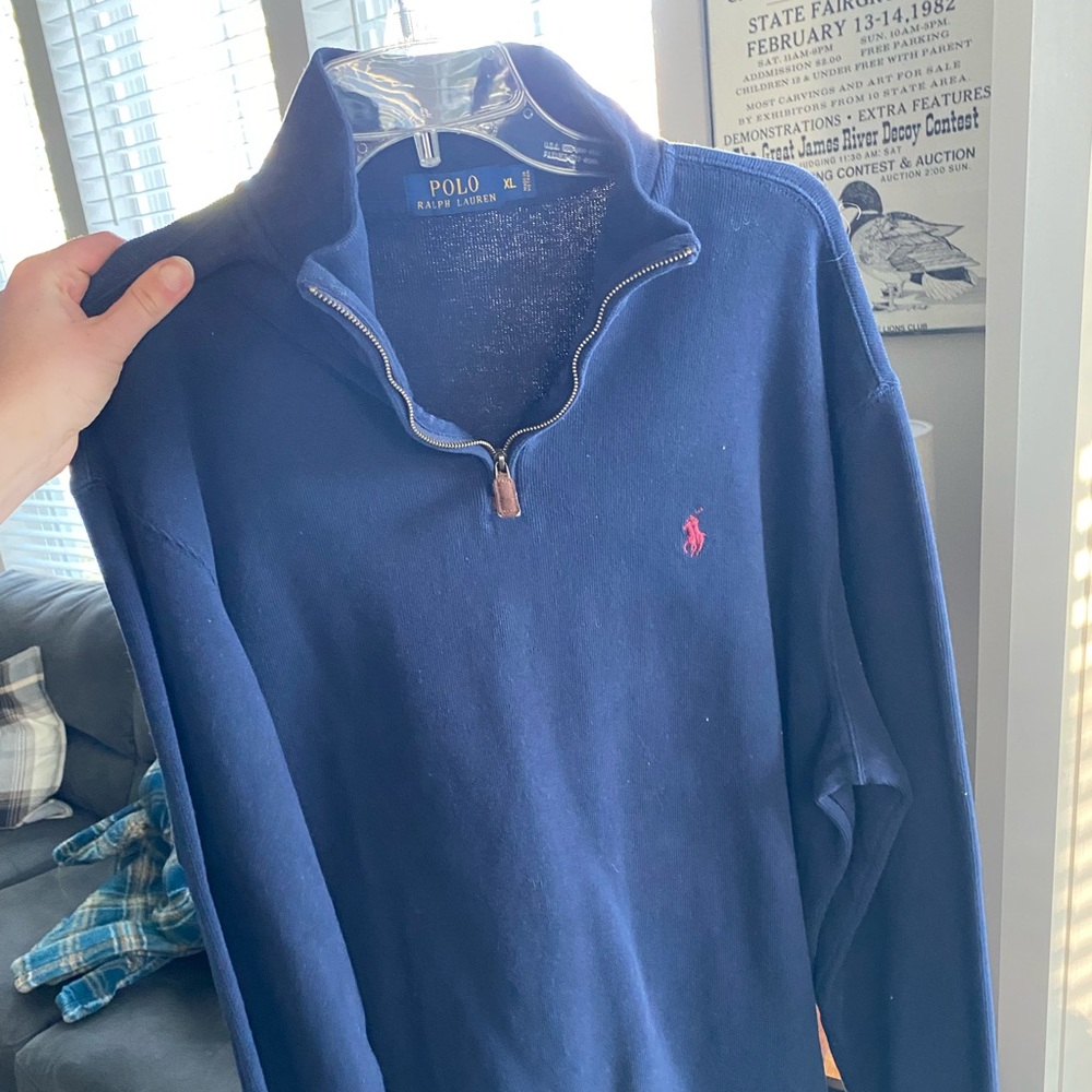 Polo Ralph Lauren Mens Quarter-Zip Pullover